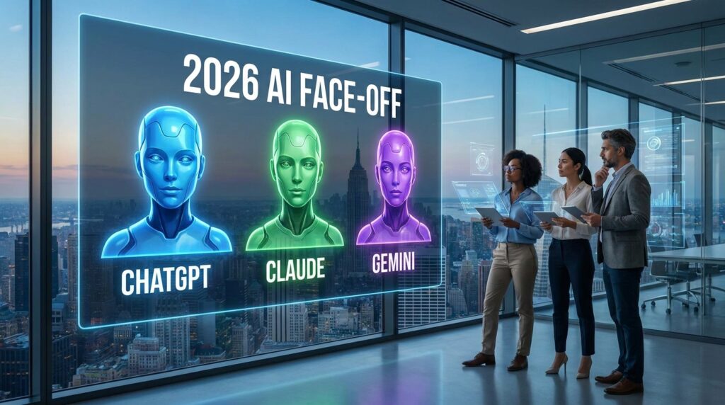 ChatGPT vs Claude vs Gemini: 2026 Face-Off